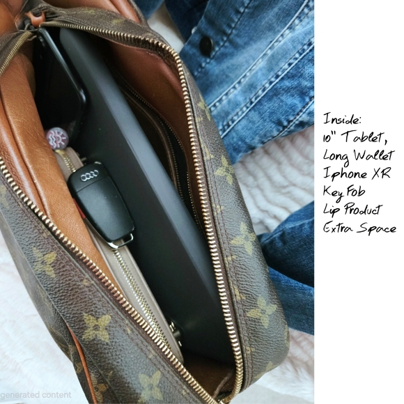 Authentic LOUIS VUITTON LV Nile Messenger Satchel Crossbody Shoulder Bag - Picture 5 of 16